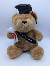 Graduation Bear Congratulations Stuffed Animal Gift Toys, Brown