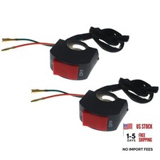 22 MM Motorcycle Handlebar Switch with Red On Off Push Button for Motorcycle,