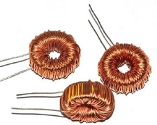 5pcs Toroid Core Inductor Wire Wind Wound for 100uH 6A 