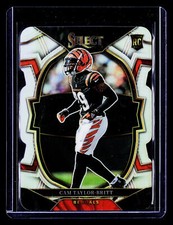 2022 Select Silver Prizm Die Cut Cameron Taylor-Britt #72 RC Cincinnati Bengals