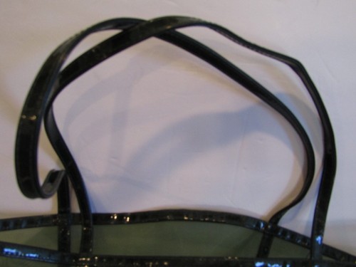 Bolso de Mano Marshall Field's & Co. VERDE Malla con Asa de Vinilo Verde - Imagen 9 de 9