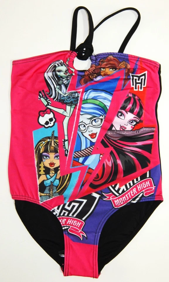 Maillot de bain rose 1 pièce MONSTER HIGH- enfant fille - - Photo 1/1