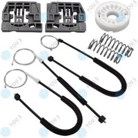 FüR VW Caddy III Elektr. Fensterheber Reparatursatz Rep. Seilzug - Vorne Rechts