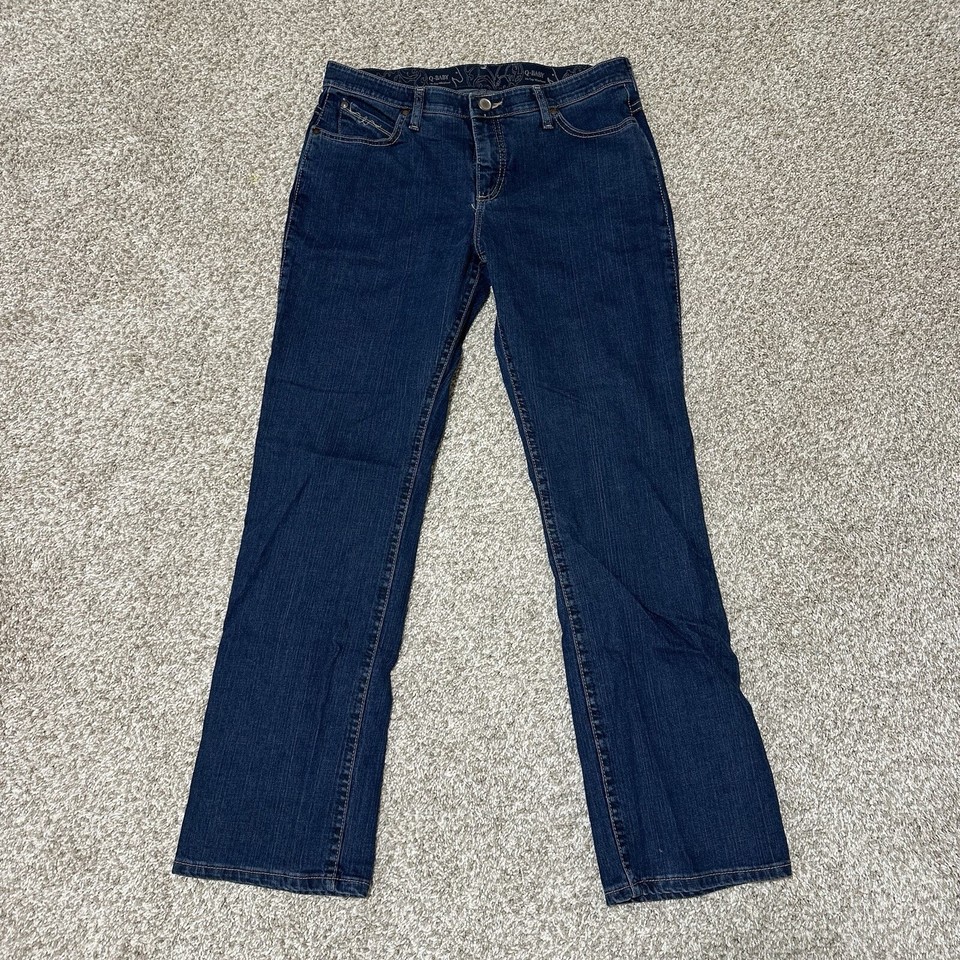 Wrangler Q Baby Womens Straight Leg Denim Jeans Size 11/12 X 32 Stretch
