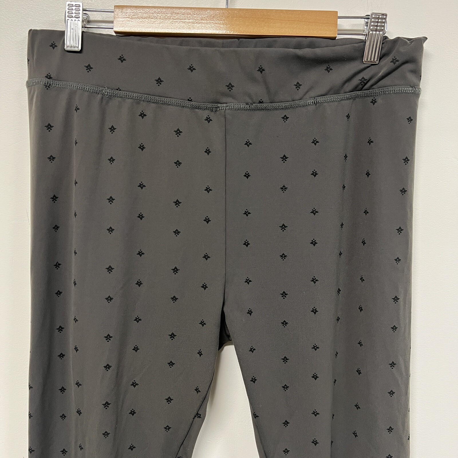 Pendleton XL Grey Patterned Legging Pants Pull-On… - image 2