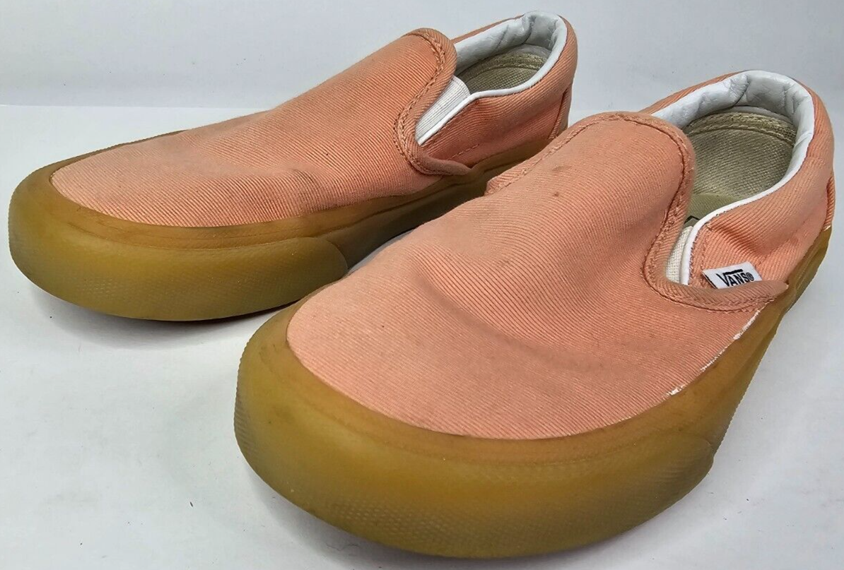 Vans Pink 721454 Unisex Men's Women's Rubber Gum Sole Slip On