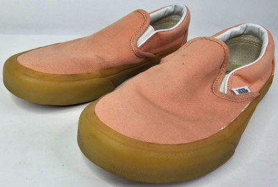 Vans Pink 721454 Unisex Men's 4 Women's 5.5 Rubber Gum Sole Slip On
