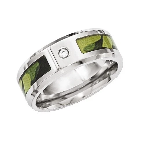Anillos De Goma De Acero Inoxidable para Hombres