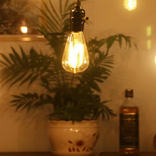 Vintage Retro Style Industrial E27 ST64 4W LED Filament Edison Lamp Light Bulb - Picture 8 of 24