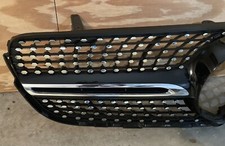 Front Grille Trim For Mercedes-Benz GLC300 2016-2019 - Gray - Direct Replacement