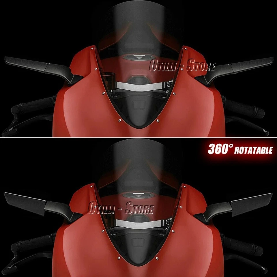 Motorcycle Rotating Rearview Mirror For Ducati Panigale 959Corse16-19/1299S15-18 - Image 3 of 4