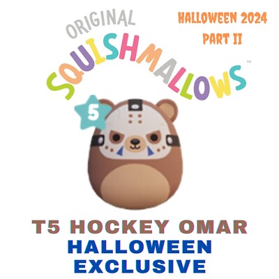 Squishmallows Tier 5 Hockey Omar- Halloween Exclusive *NEW 2024 Event* US