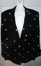 Women's Blazer By High Point Of New York. Size Large. Hawkeye Yellow