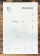 NHT Absolute ZERO / TWO Speaker  Owner / User Manual *Original*