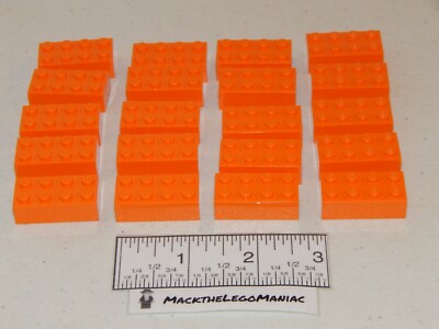 Lego 3861 Lego Champions Game 20 Orange Player 2x4 Bricks Lot
