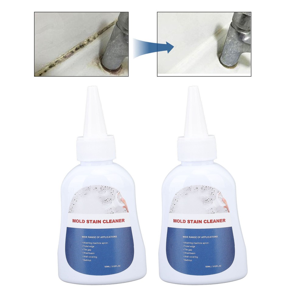 2pcs Mold Remover Gel For Bathroom Rapid Effective Mold