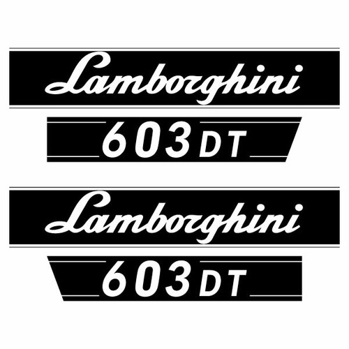 Lamborghini 603 Dt Tractor Decal Adesivo Aufkleber Sticker Set | Ebay