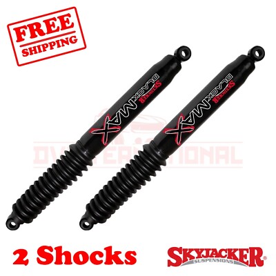 02-12 For Jeep Liberty KJ 4WD/2WD 2.5'' Lift Rear Skyjacker Black MAX Shocks