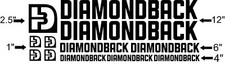 Custom Diamondback bike Frame Decal Set. Pick...