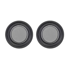 2Pcs 1.5" 40mm Bass Speaker Passive Radiator Rubber Vibration Plate DIY Repair