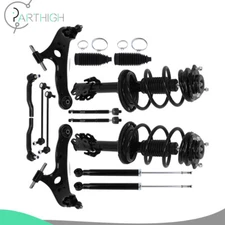 For 2011-2014 Toyota Sienna FWD Front Struts Lower Control Arms Rear Shocks