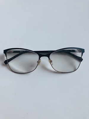 Vera Bradley SUZANA Cateye Reading Glasses Pretty Posies Floral Black Gold 55mm
