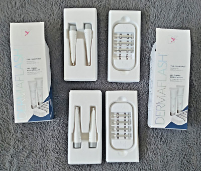 DERMAFLASH 2.0 The Essentials Anti-Aging Exfoliation Replenishment Cream Kit Box