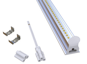 20pcs 48 Inch 120V LED Light Fixture Surface Ceiling Mounted 4000K Neutral White