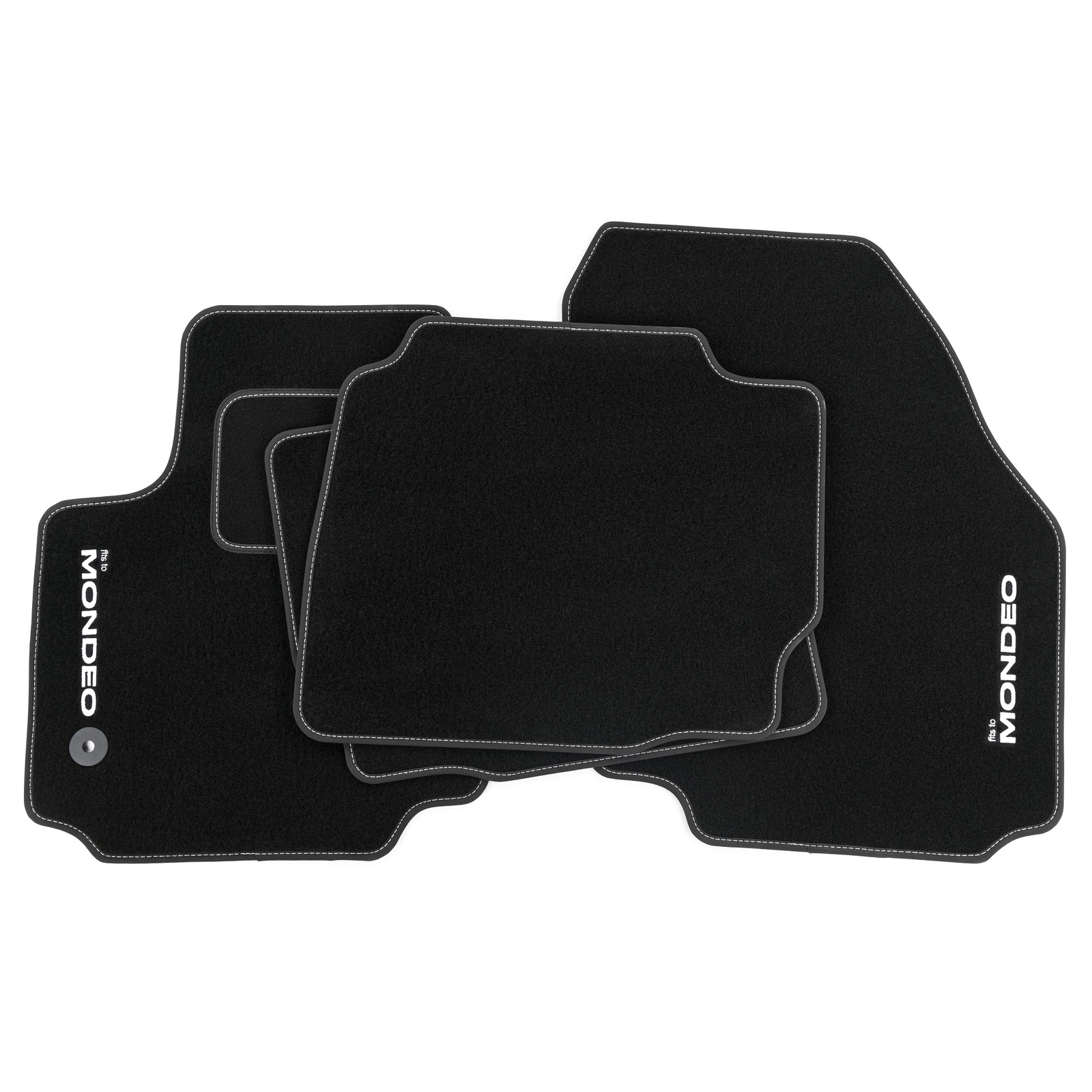 Tapis de sol Ford Mondeo III en velours épais idéal pour trajets quotidiens