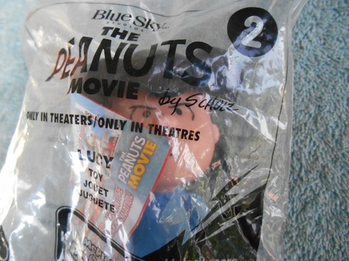 McDonalds Happy Meal TOY 2015 The Peanuts Movie #2 LUCY. NEW,SEALED! - Picture 2 of 4