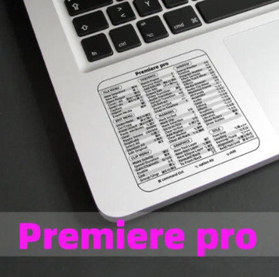 Premiere Pro Mac PC Laptop Tastatur Tastenkombination Referenz Aufkleber