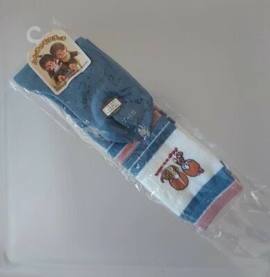 MONCHICHI Socks Sz 17-18 Sekiguchi kawaii cute Vintage Rare 1970s collector item - Photo 1/4