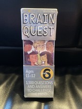 Brain Quest: Grade 6: 1,500 Questions and Answers to Challenge the Mind Bra...
