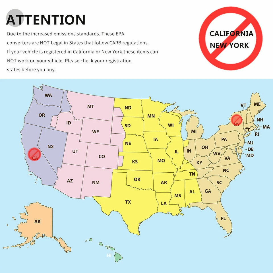 Catalytics Converter For 01-05 Ford Explorer Sport 2001 Mercury Mountaineer 4.0L - Изображение 2 из 4