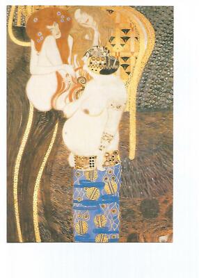 Painting Painter Gustav Klimt The Beethoven Frieze