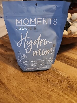 Boobie Hydromom Electrolyte Drink Mix Mom Organic Hydration Supplement On The Go