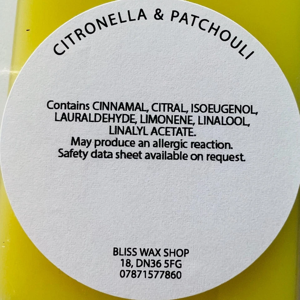 💕NEW SCENT💕Wax Melts Snap Bar CITRONELLA & PATCHOULI  Highly Scented warmer - Image 4 of 4