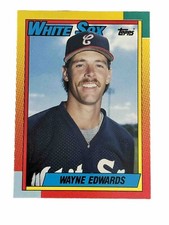 Excellent: Vintage 1990 topps Traded Wayne Edwards Chicago White Sox Rookie Card