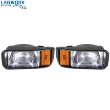 For Club Car DS Factory Size Driver/Passenger Headlights #101988001/101988002