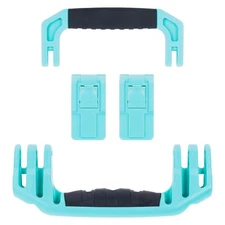 Teal 1535 Push Button Latches & Handles Set