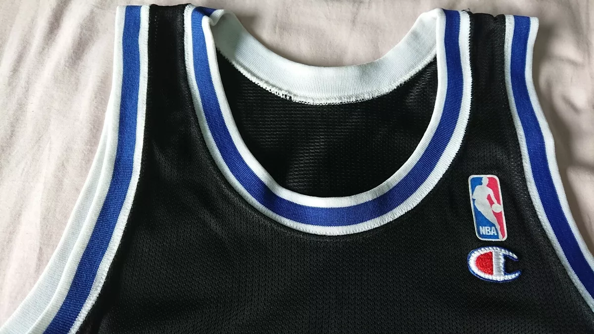 Champion Shaquille O’Neal Orlando Magic Jersey Sz 40 Black Vintage 90s Shaq  #32