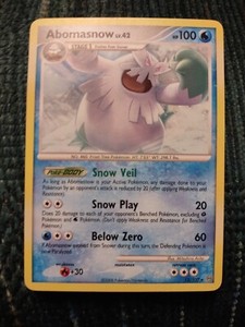 Pokémon Abomasnow LV. 42 12/100 SF Stormfront