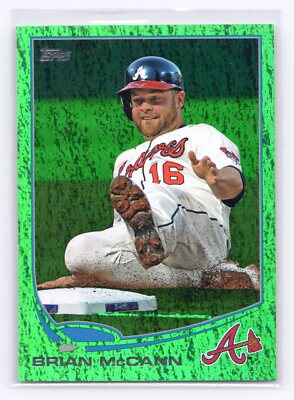 2013 Topps #116 Brian McCann Emerald Foil
