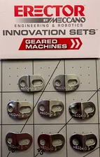 Meccano Erector 19601 Geared Machine Replace Parts - Metal Part A712 (8 Pieces)