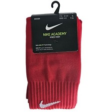 Nike Academy Cushion Knee High Soccer Socks DRI -FIT Red Youth 3Y-5Y X 1 pair