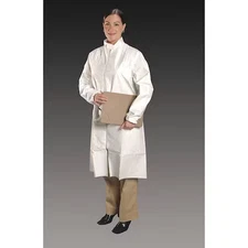 Alpha Pro Tech Fk-J2141-5 Frock, Composite Fabric, Serged Seam, 2Xl, 25 Pk