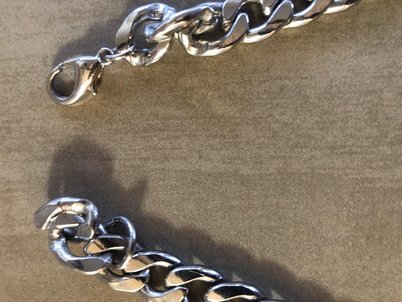 Extra long Stainless Steel stackable loop chain n… - image 3