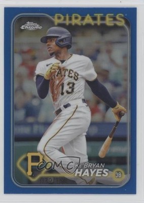 2024 Topps Chrome Blue Refractor 39/150 Ke'Bryan Hayes #285 oh8