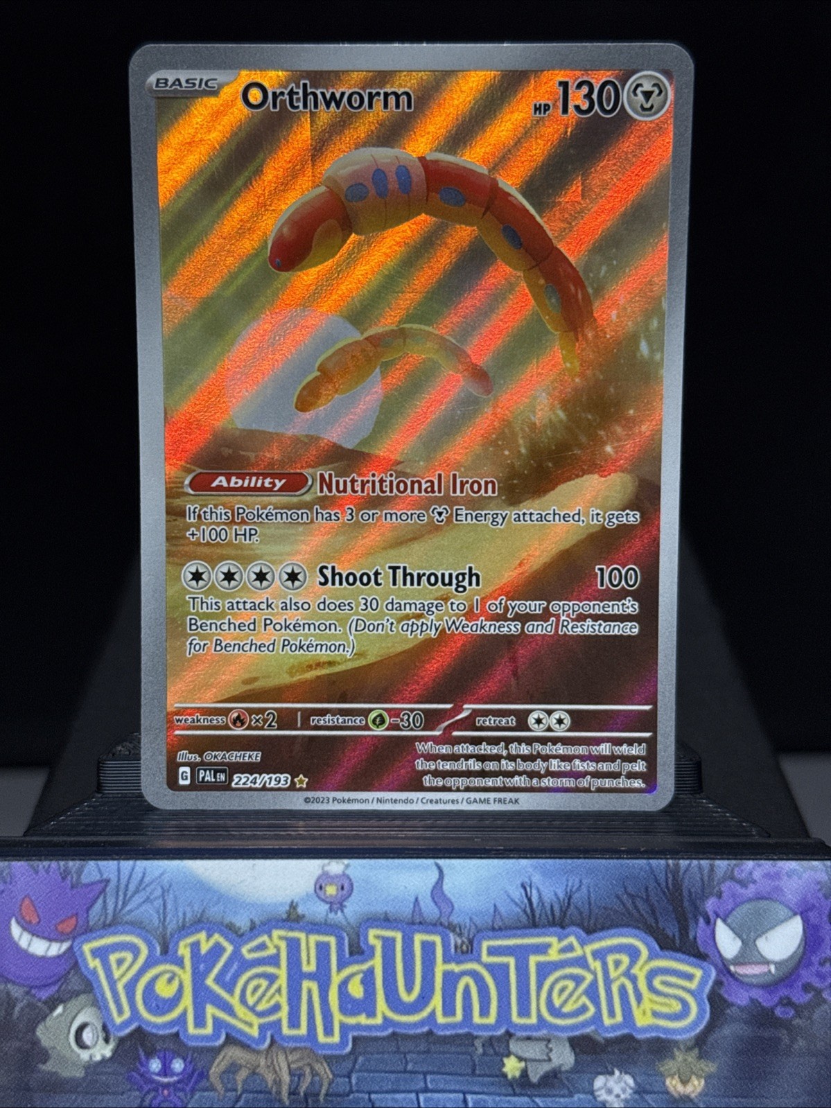 Pokemon Card Orthworm 224/193 Illustration Rare Paldea Evolved Near Mint