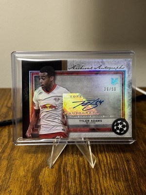 2020-21 Topps Museum Collection Tyler Adams GOLD AUTO /50 #AA-TAD- USMNT